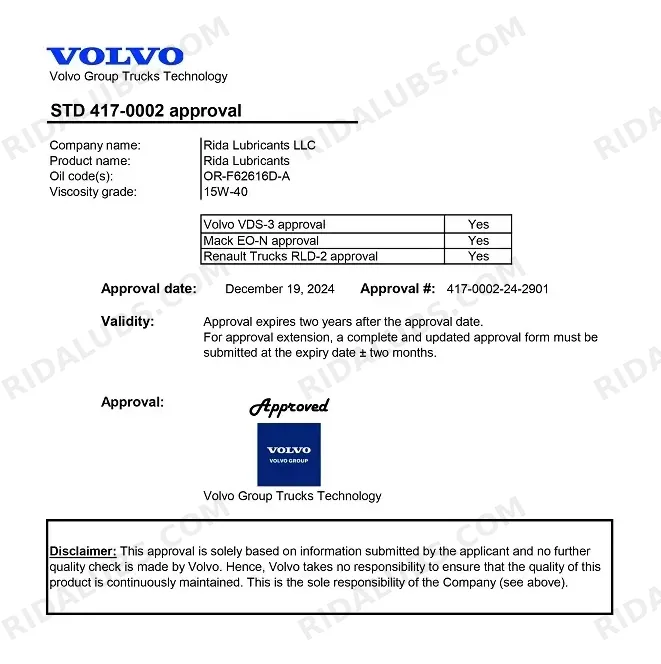 volvo-std-417-0002-approval-ridalubs